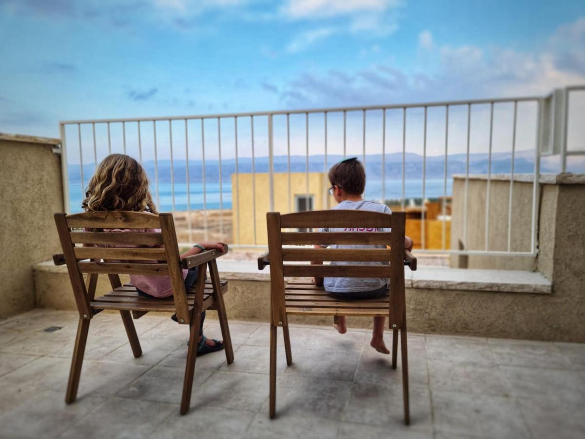 Exceptional View On The Dead Sea Unit Apartment Avnat Bagian luar foto
